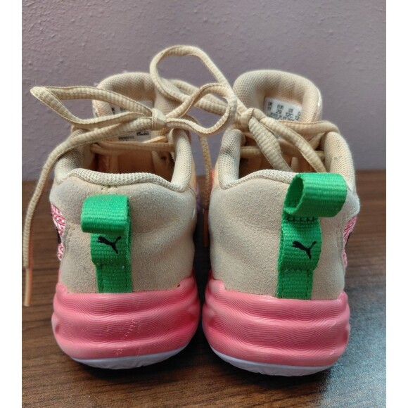 Puma X Scoot Zeros Georgia Peach Pink Kids Basketball Shoe Size 12C - Picture 4 of 9